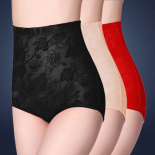 头美体瘦身裤 女士塑身产后塑形束腰提臀翘臀三角裤 内裤 高腰收腹裤