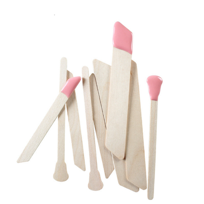 蜜蜡脱毛刮板 木制刮刀蜡疗工具刮条 毛发清理100根