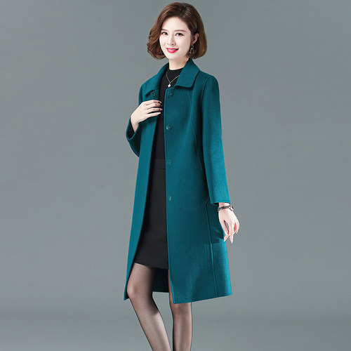 太嘉双面呢大衣纯羊毛
