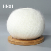 高端真丝马海毛毛线细线马海毛线软糯羊毛线手编围巾披肩细毛线团