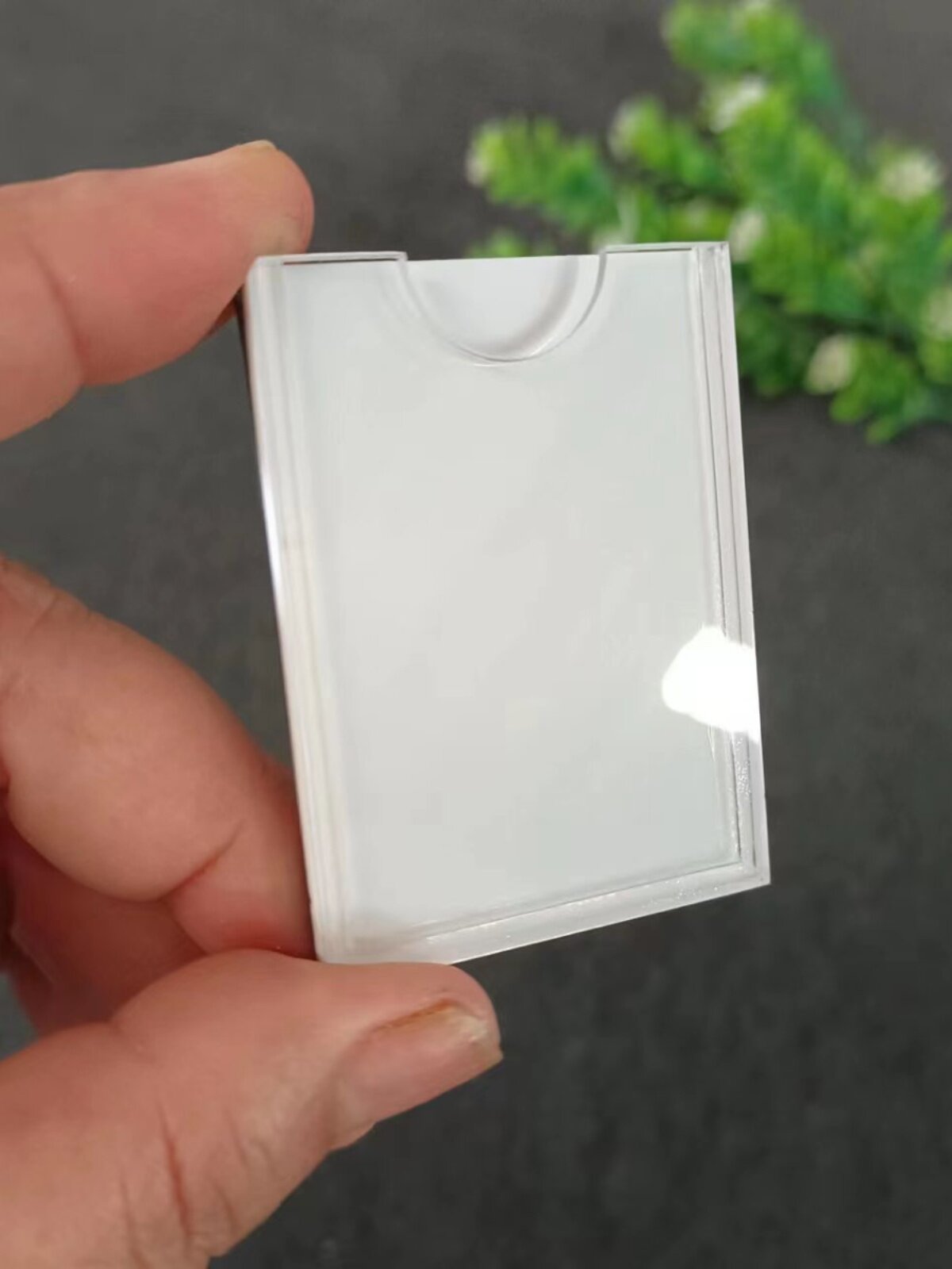磁吸亚克力卡槽插卡盒1寸2寸照片卡槽定制各种尺寸