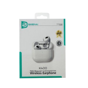 思科耐k400蓝牙耳机入耳式tws持久通话9小时高清通话音乐耳机新款