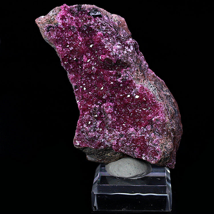 摩洛哥钴方解石原石粉色石头天然矿物晶体摆件地质科普教学标本15