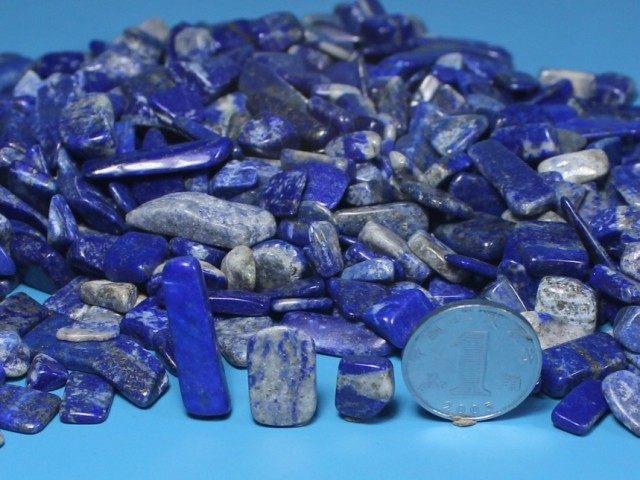 青金石 大晶体碎石饰品装饰天然矿物晶体矿石标本原石宝石败家10g