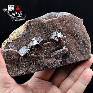 闪锌矿 方铅矿共生 天然矿物晶体矿石教学 标本 原石摆件石头43