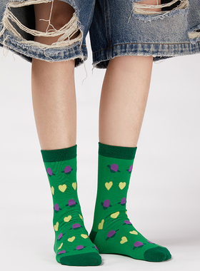 LIFEBEAT童趣的爱印花袜