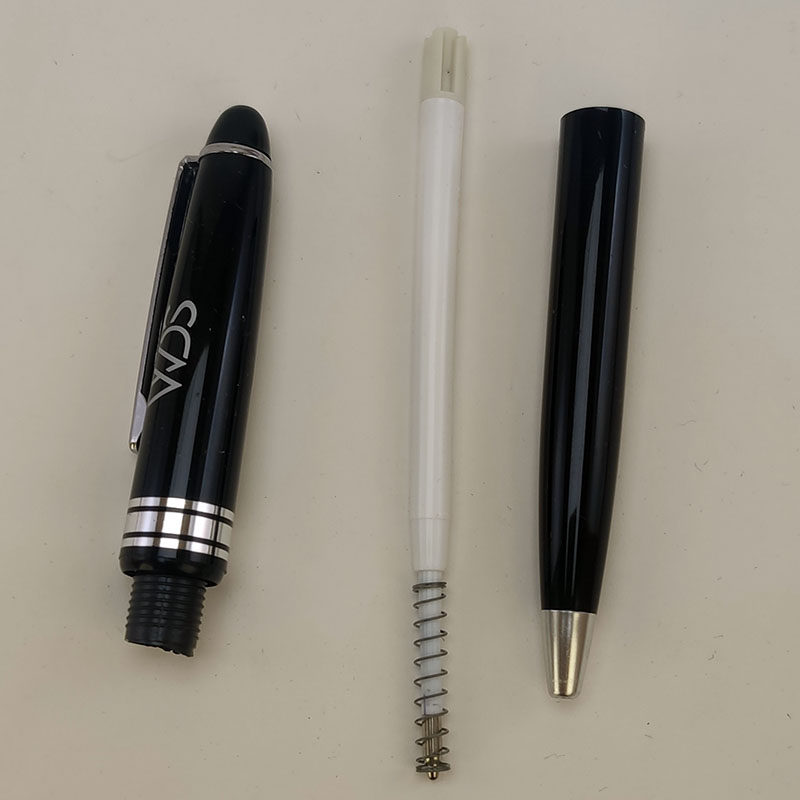 볼펜 푸쉬식 볼펜 블랙 푸쉬식 오피스 펜 학생 펜 필기구 고대 스타일