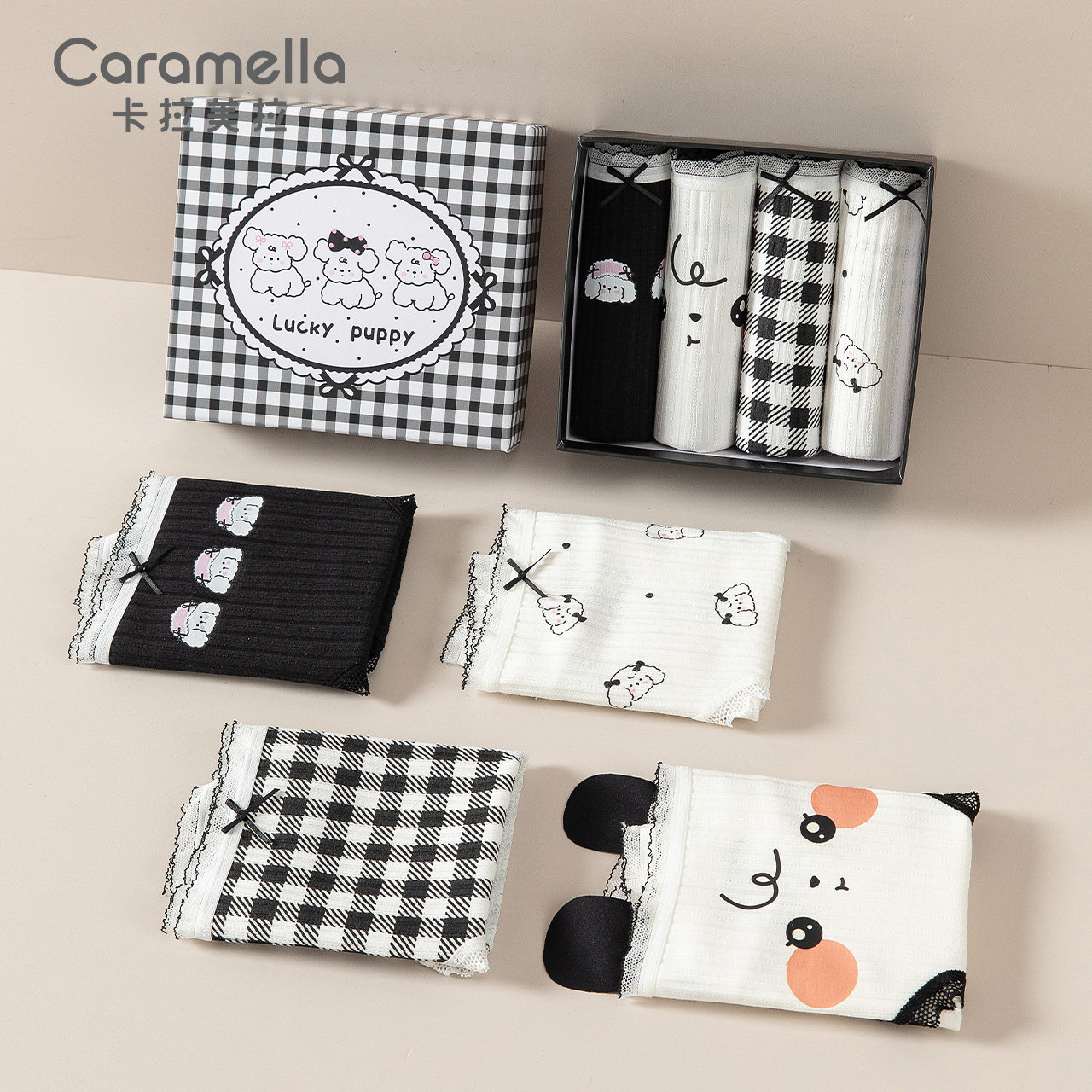 caramella内裤女纯棉裆春夏新款裤衩女士可爱少女短裤女生三角裤,女士内衣/男士内衣/家居服,女三角裤,淘宝优惠券,粉丝福利购,淘宝优惠卷