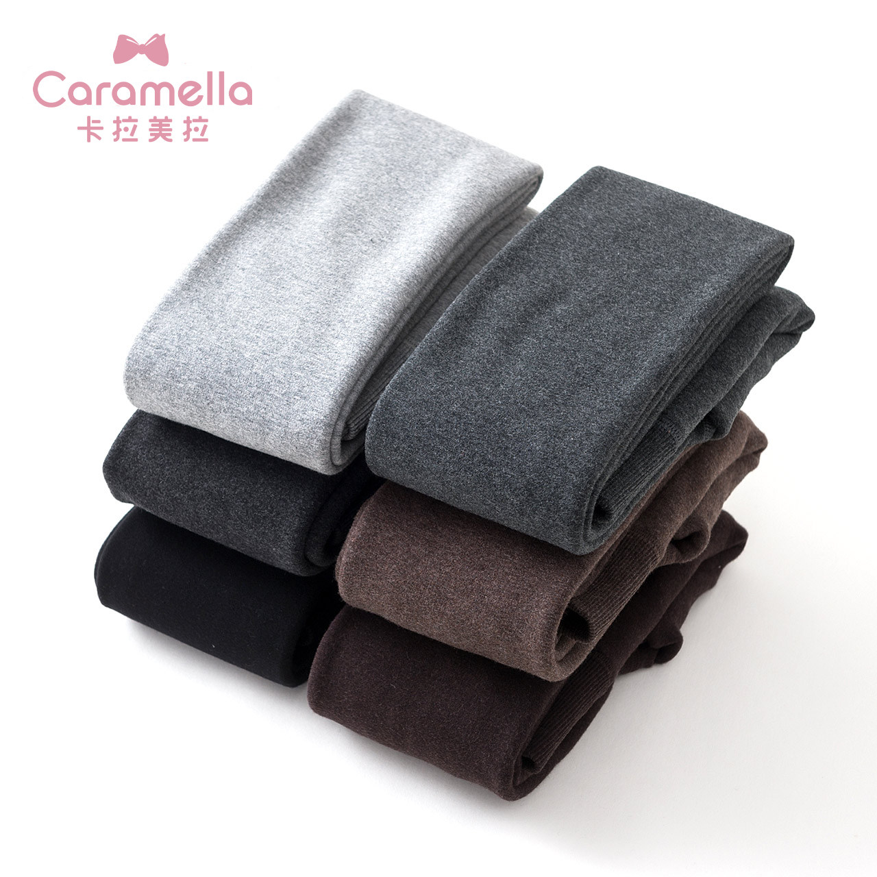 CARAMELLA连裤袜女士保暖打底裤秋冬款棉裤连脚加绒加厚踩脚外穿