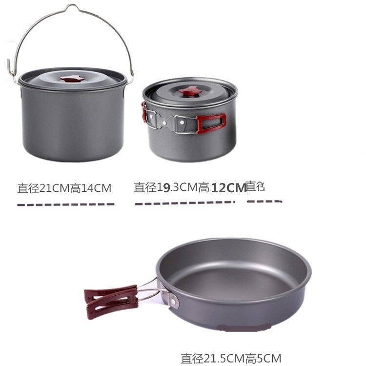 乐绿捷9021户外登山野饮露营套锅