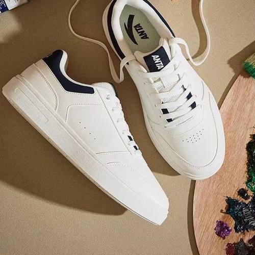 安踏板鞋男小白鞋轻风经典平底低帮3新款简约百搭运动鞋112548011