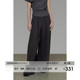 女2026春季 垂坠感拖地长裤 新款 裤 小众西装 UNSPOKEN系带压褶阔腿裤