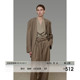裤 UNSPOKEN无领西装 简约气质高级感外套宽松西装 女春季 两件套 套装