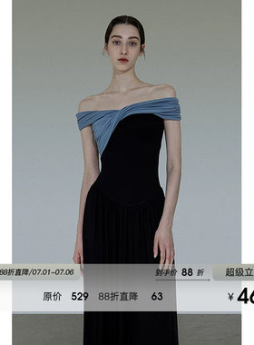 UNSPOKEN针织法式高级感连衣裙