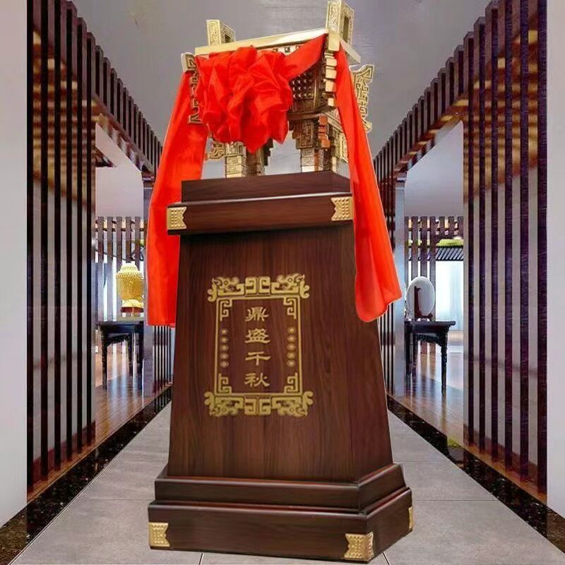 落地鼎摆件鼎盛千秋聚财龙鼎青铜落地摆件