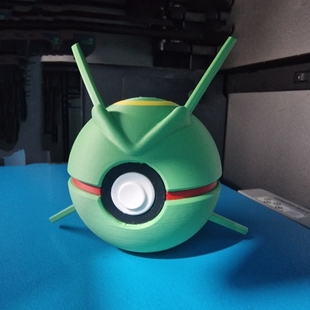 烈空坐 宠物小精灵 口袋怪兽 神奇宝贝 宝可梦精灵球造型手办摆件