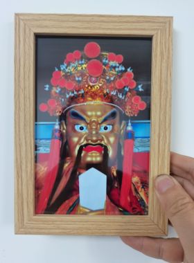 唐卡五爷桌摆龙五爷画像挂轴财神龙五爷神像家堂屋供奉挂画装饰画