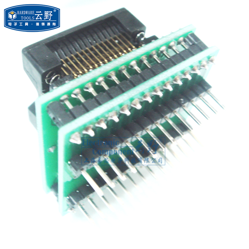 高科美芯云野编程座SOP28转DIP28转换座测试座双列直插排针(一个)
