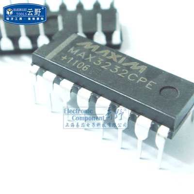 高科美芯云野IC集成电路MAX3232CPE DIP16直插 RS-232接口(一个)