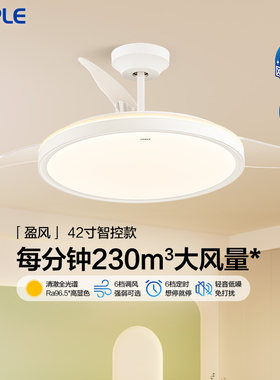 欧普照明智能轻音风扇灯