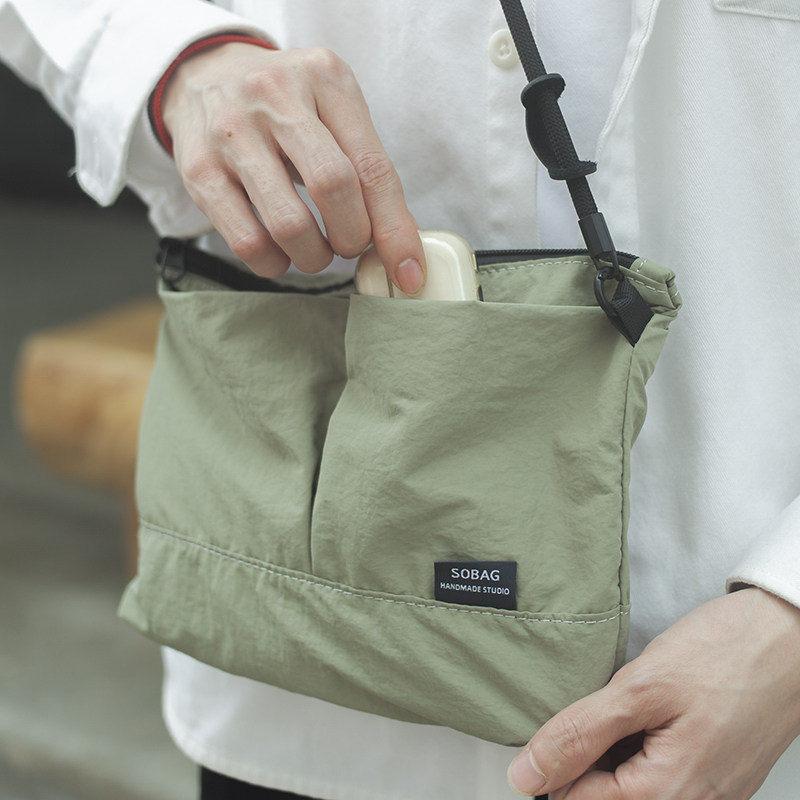 sobag轻便街头潮流斜挎小方包男休闲日系文艺防泼水尼龙单肩布包,箱包皮具/热销女包/男包,男士包袋,淘宝优惠券,粉丝福利购,淘宝优惠卷