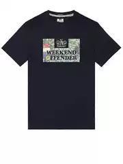 Weekend Offender Navy Blue T-Shirt Stone Roses Album Cover Badman (Original Price ¥348)