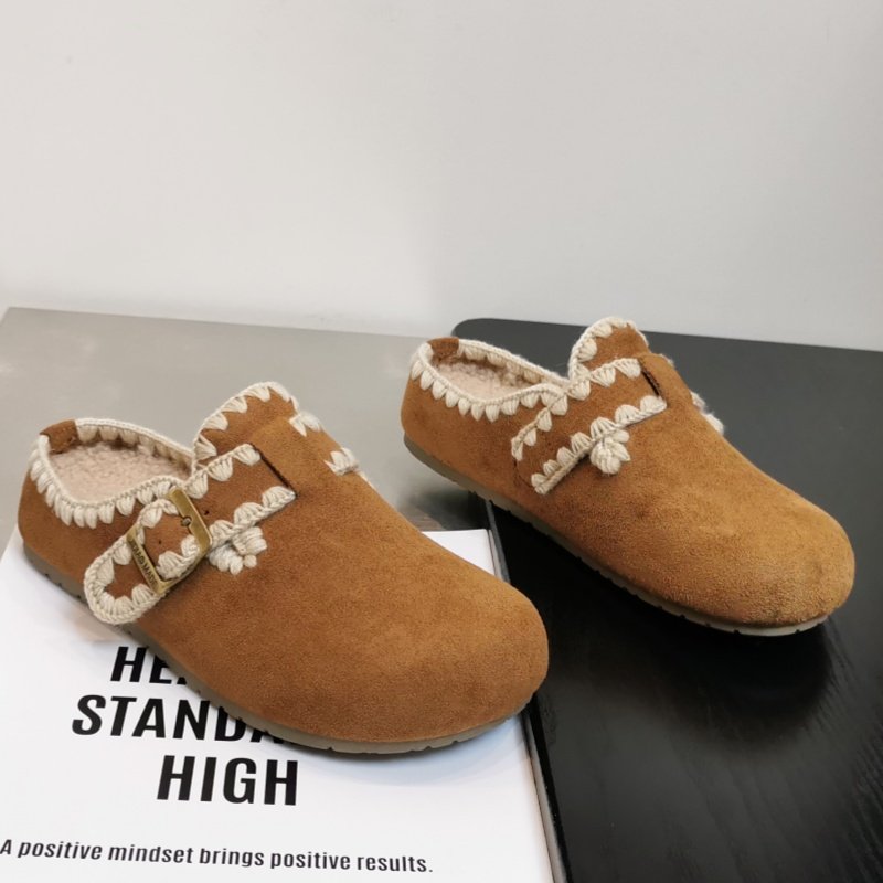 包头拖鞋女外穿2025年新款秋冬加绒保暖一脚蹬棉拖百搭复古勃肯鞋,女鞋,勃肯鞋/软木鞋,淘宝优惠券,粉丝福利购,淘宝优惠卷