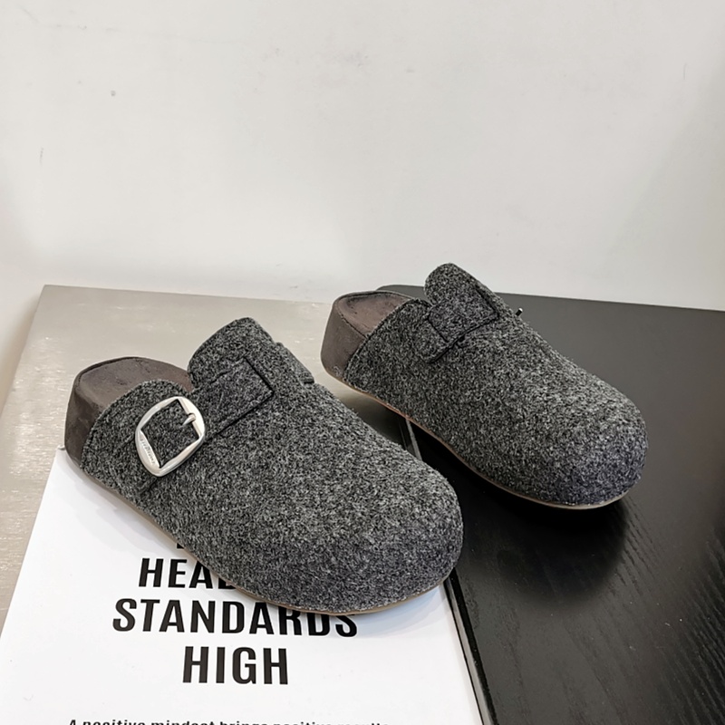 包头半拖懒人一脚蹬厚底勃肯单鞋