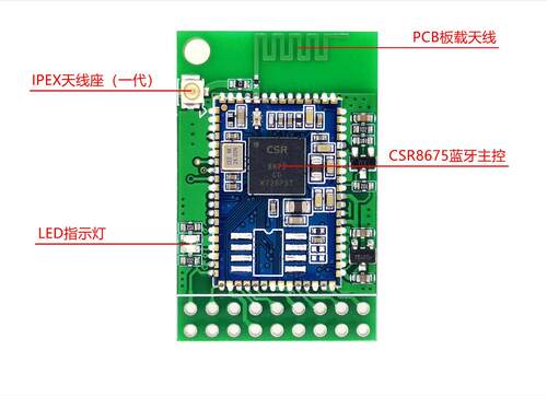 CSR8675  蓝牙5.0模块组差分模拟I2S/SPDIF数字音频输出
