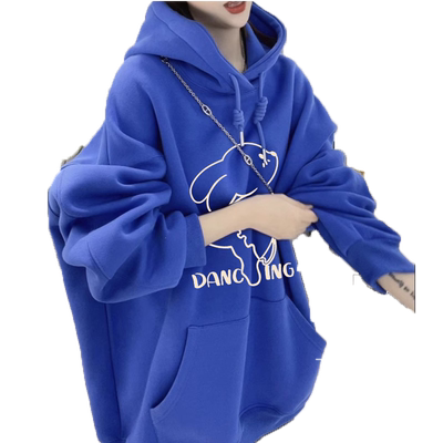 加绒连帽美式潮牌卫衣加厚