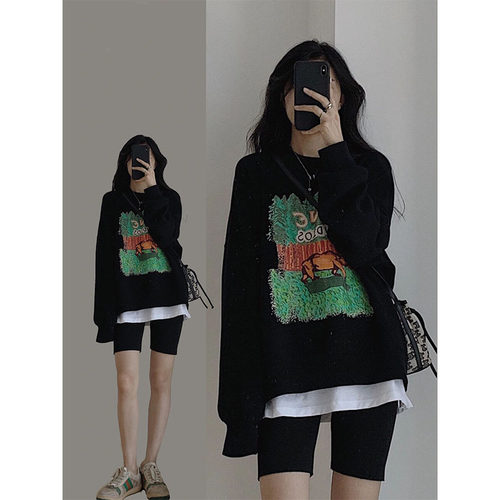 卫衣欧韩货爆款时髦炸街chic小众