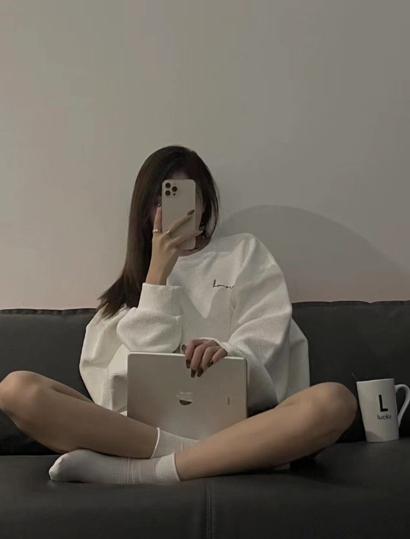 chic复古大码无帽加绒卫衣女美式秋冬款ins潮高街设计感百搭上衣