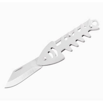 鱼骨个性折叠小刀锋利水果刀便携式钥匙扣迷你小刀快递开箱刀挂件