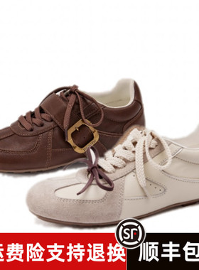 商场同款2025秋款芭蕾运动德训复古阿甘鞋ZA65154-30 ZA65526-30