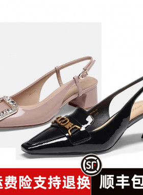 商场同款2024夏新款包头新中式高跟女凉鞋TA54320-13 TA54114-11