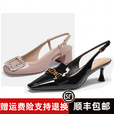 商场同款2024夏新款包头新中式高跟女凉鞋TA54320-13 TA54114-11