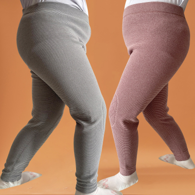 胖童男童秋冬加绒加厚羊毛保暖裤