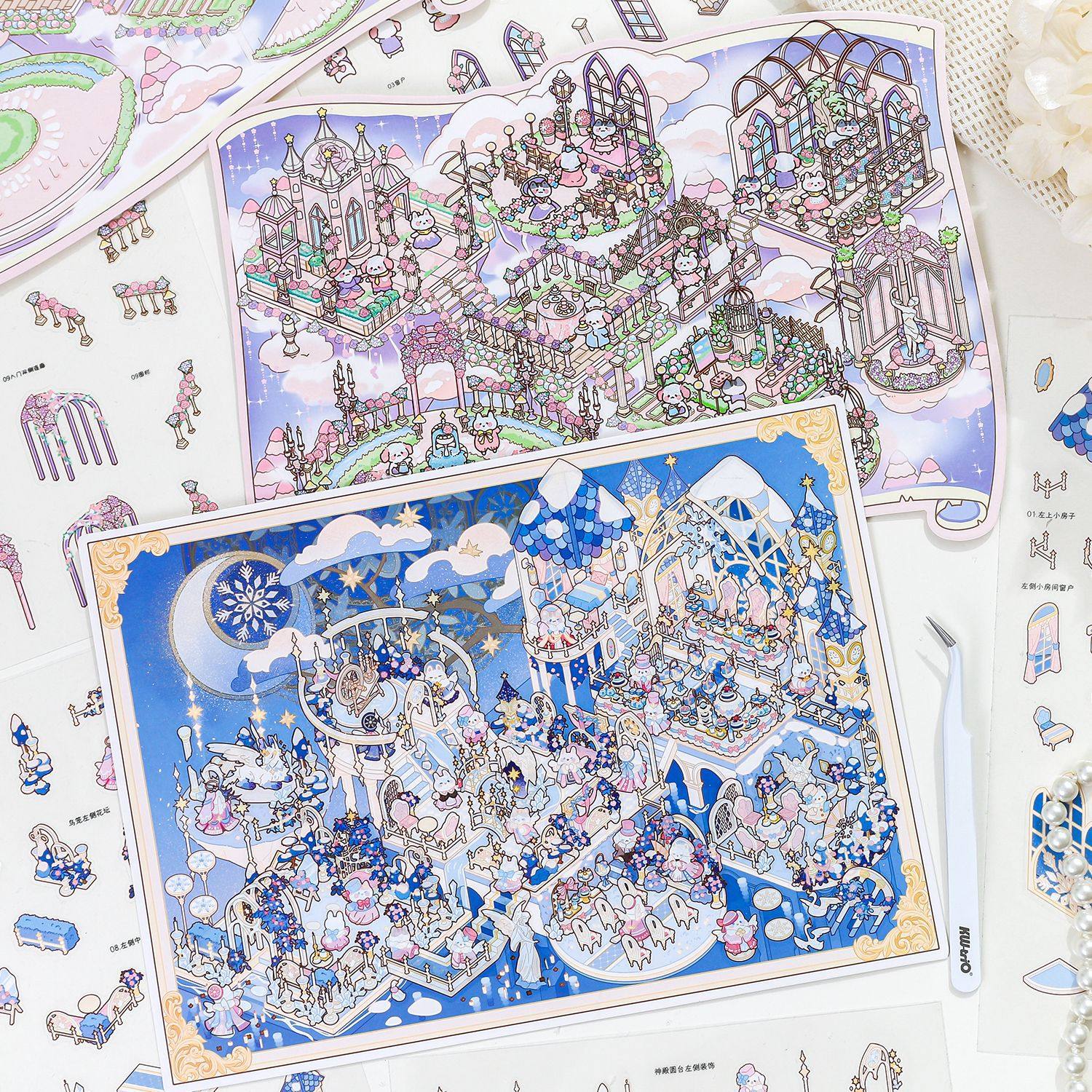 动物园小班空想童谣系列微缩造景贴纸 手工diy解压手帐装饰素材贴,文具电教/文化用品/商务用品,贴纸/立体贴纸,淘宝优惠券,粉丝福利购,淘宝优惠卷