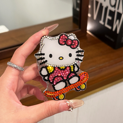 滑板kt手工带钻磁吸款气囊支架Magsafe强力吸附苹果安卓通用