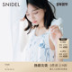 SNIDEL HOME秋冬格纹印花吊带长款 睡裙含胸垫SHCO234011