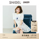 SNIDEL2025秋冬新品 甜美高腰花朵印花半身裙百褶短裙SWFS254334