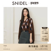 高腰小开叉半身裙短裙裤 SNIDEL2025秋冬新品 时尚 含腰带SWFP254274