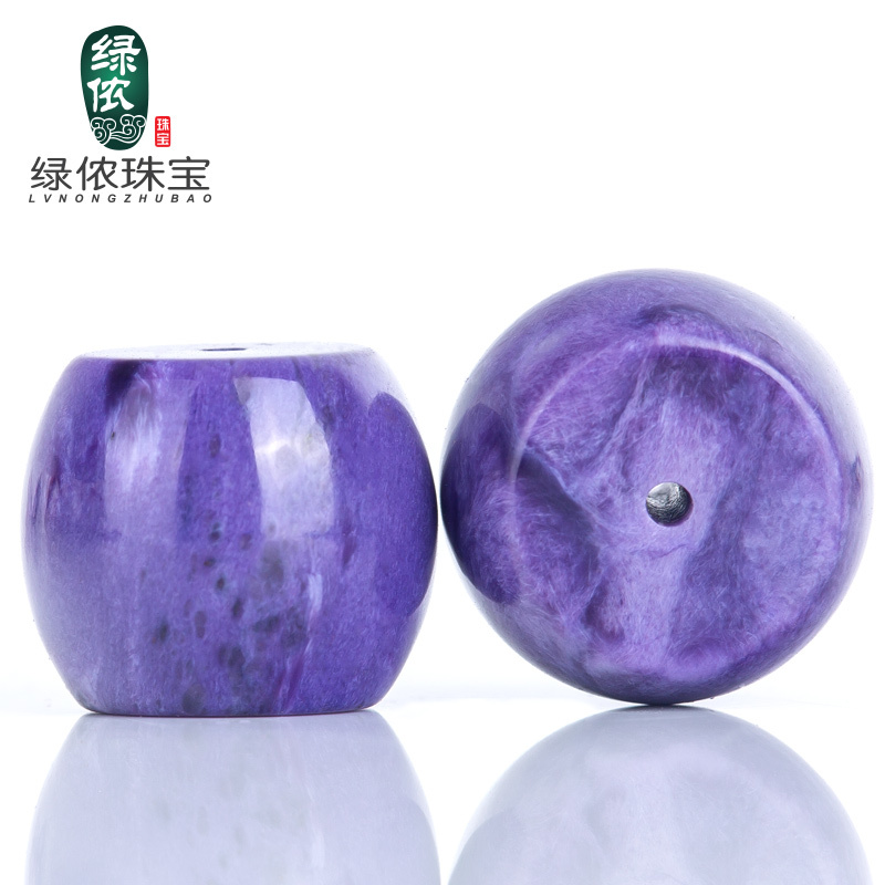 饰品diy紫龙晶散珠隔珠