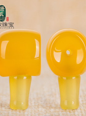 diy天然手串佛塔配饰黄玛瑙