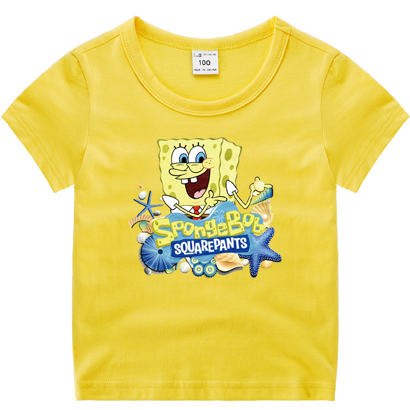 纯棉短袖打底衫休闲圆领男童童装