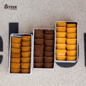 包邮 巴特烘焙 艾许蕾丝黄油曲奇饼干多口味320克下午茶零食铁盒