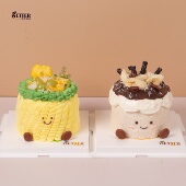 Jellycat卡通可爱生日蛋糕摩卡香蕉可丽卷菠萝百香果蛋糕青岛同城