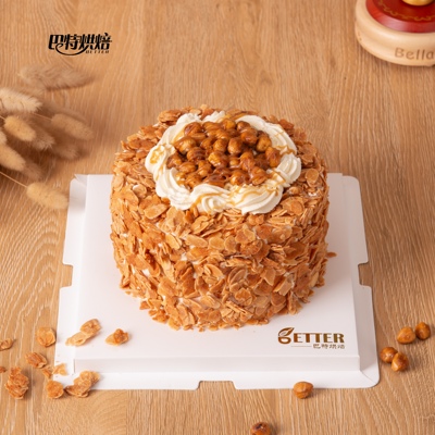 焦糖杏仁榛果蛋糕青岛同城