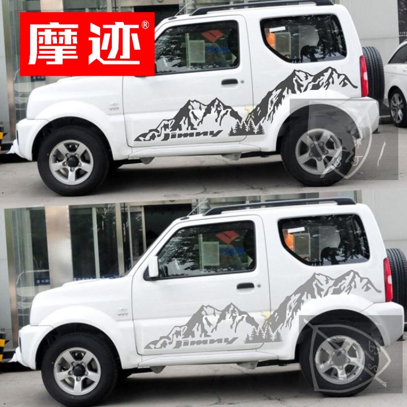 吉姆尼拉花改装车身贴