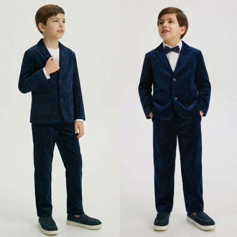 外贸原单 男童春秋新款英伦风丝绒西装套装 钢琴礼服演出服中大童,童装/婴儿装/亲子装,套装,淘宝优惠券,粉丝福利购,淘宝优惠卷